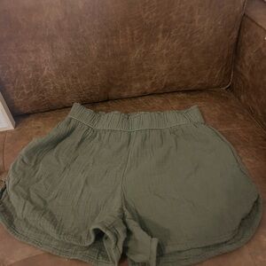 Universal Thread High Waist Green Shorts